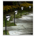 Luzes solares decorativas de parede de via